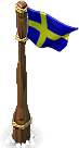 Флаг Швеции в Clash of Clans
