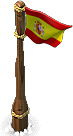 Флаг Испании в Clash of Clans